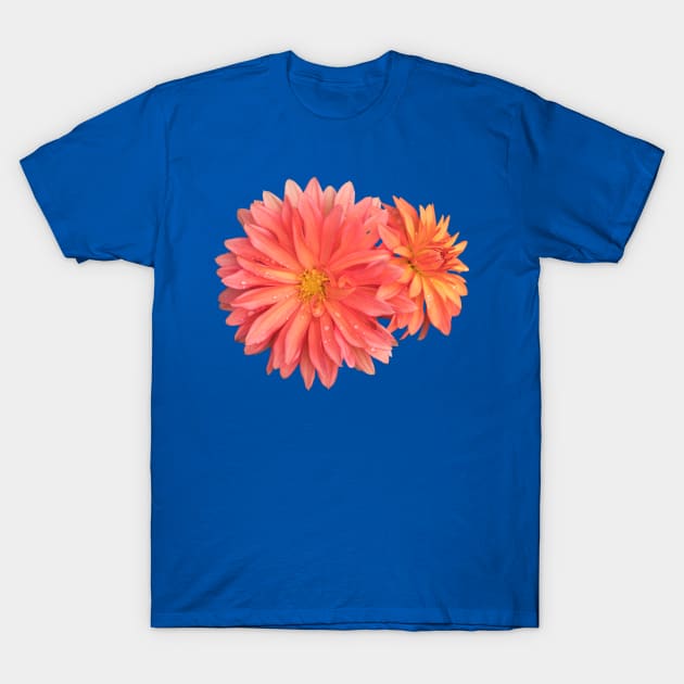 dahlias T-Shirt by Naturelovers